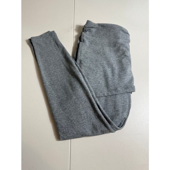 CAbi stone gray M' Leggings with skirt overlay stretch knit Sz S - Picture 3 of 8